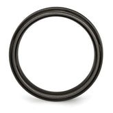 Titanium Polished Unisex Wedding Band 6mm Engravable by Sophia Jewelers